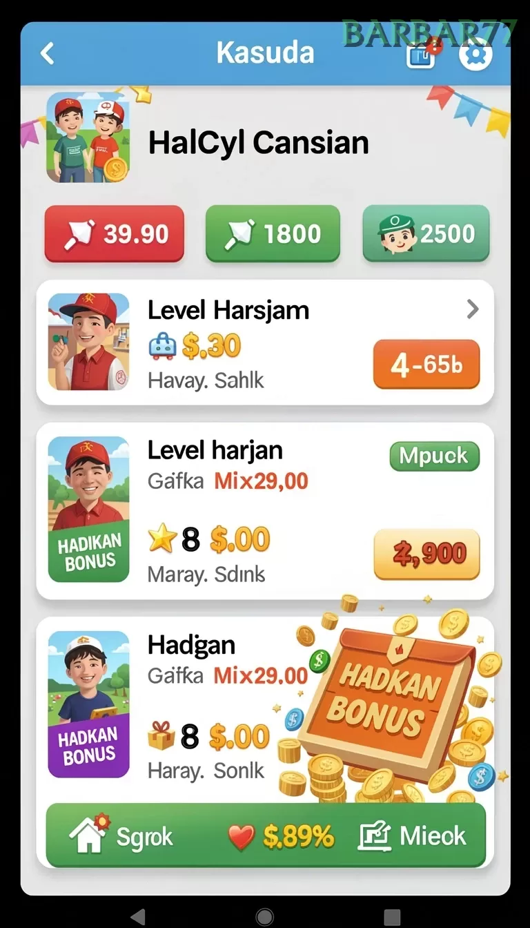 Cuplikan layar HOKI — halaman utama