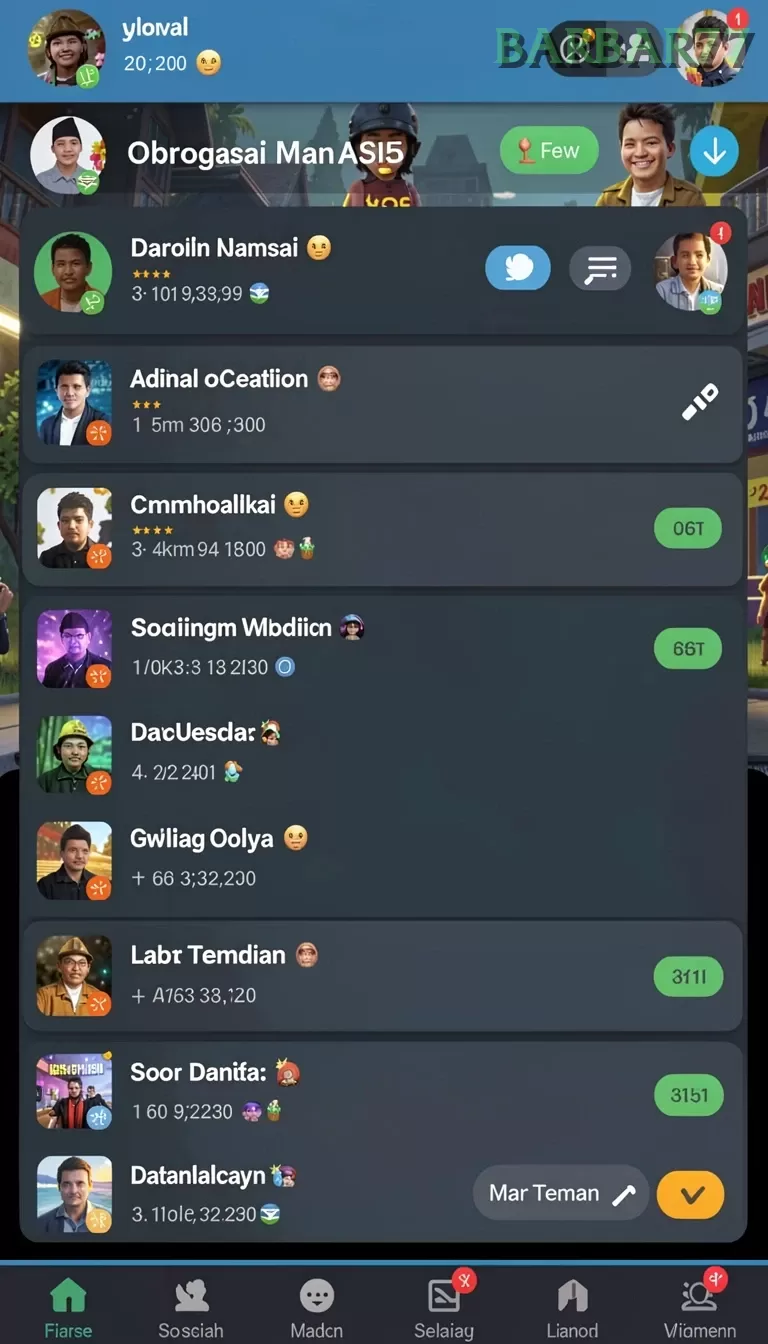 Cuplikan layar MPOTURBO — menu navigasi